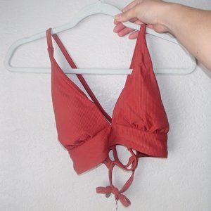 V scoop swimsuit top